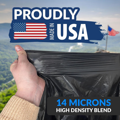 Reli. 40 to 45 Gallon Trash Bags Heavy Duty | 250 Trash Bags | Super Sizeable, Black, Garbage for Serious Cleanup