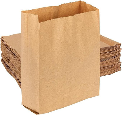Hospeco KL Waxed Kraft Feminine Hygiene Liner Bag with Gusset,10.25" x 7.5" x 3.5",(Case of 500)