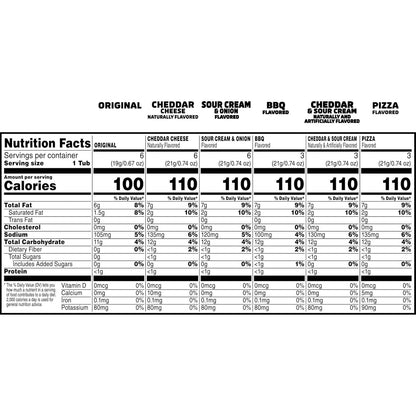 Pringles Potato Crisps Chips, Snack Stacks, Lunch Snacks, Variety Pack (27 Cups)