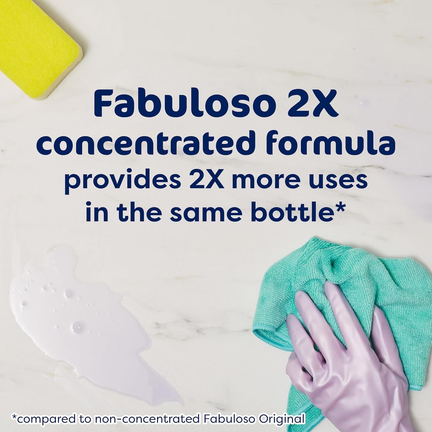 Fabuloso 2X Multi-Purpose Cleaner, No Rinse Floor Cleaner, Long-Lasting Freshness, Lavender Scent, 56 fl oz
