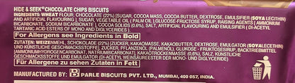 Parle Hide & Seek Chocolate Chip Cookies (Pack of 4)