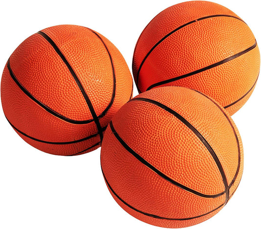 Hall of Games EZ Fold Premium Indoor Arcade Basketball Game with Steel Frame and Polycarbonate Backboard, Dual Shot Electronic Scoring with 6 Size 3 Balls Included, Perfect for Basement Game Rooms