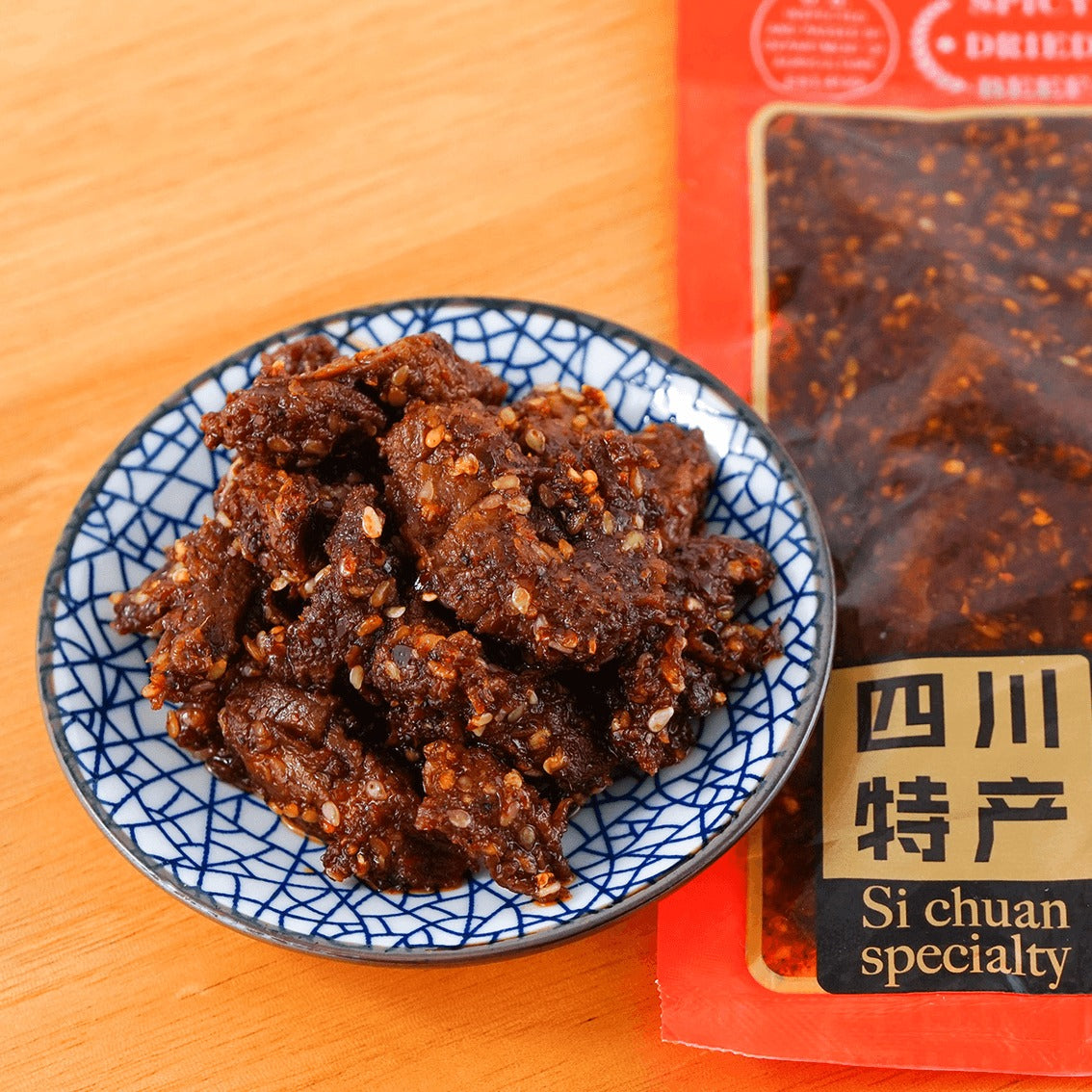 Spicy Sichuan Chili Oil Beef Jerky, 3.52oz