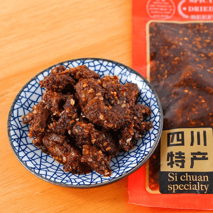 Spicy Sichuan Chili Oil Beef Jerky, 3.52oz