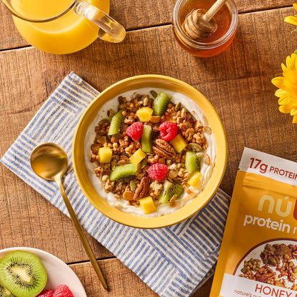 NuTrail 17g Protein Nut Granola Cereal, Variety Pack, No Sugar Added, Keto, Low Carb, Gluten Free, Grain Free, Healthy Breakfast 8 oz. 3 Count
