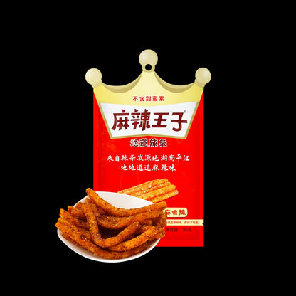 Mala Extra Spicy Latiao - Wheat Snack Sticks, 3.17oz*6