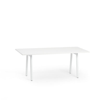 Series A Conference Table, White Legs - 72" x 36"
