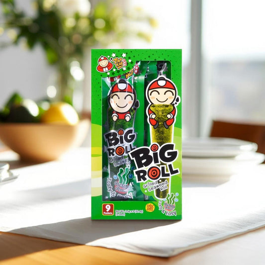 Big Roll Grilled Seaweed Roll Original Flavor, 9 Pieces 1.14 oz