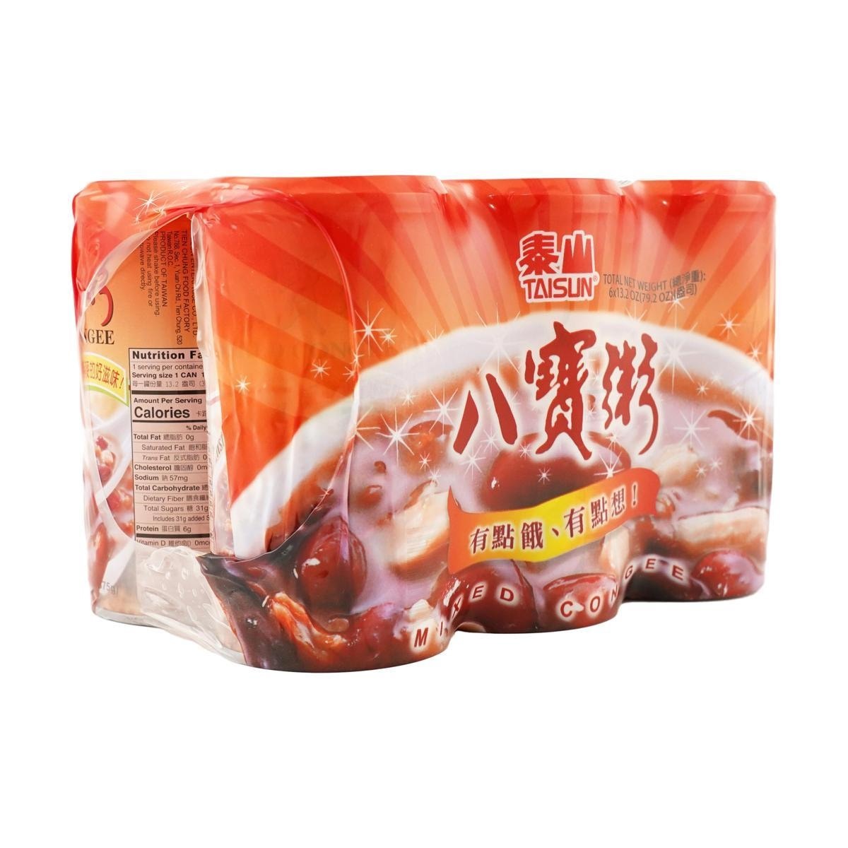 TAISUN 【Value Pack】Ba Bao Porridge - Multigrain Mixed Congee, 6 Cans* 13.22oz
