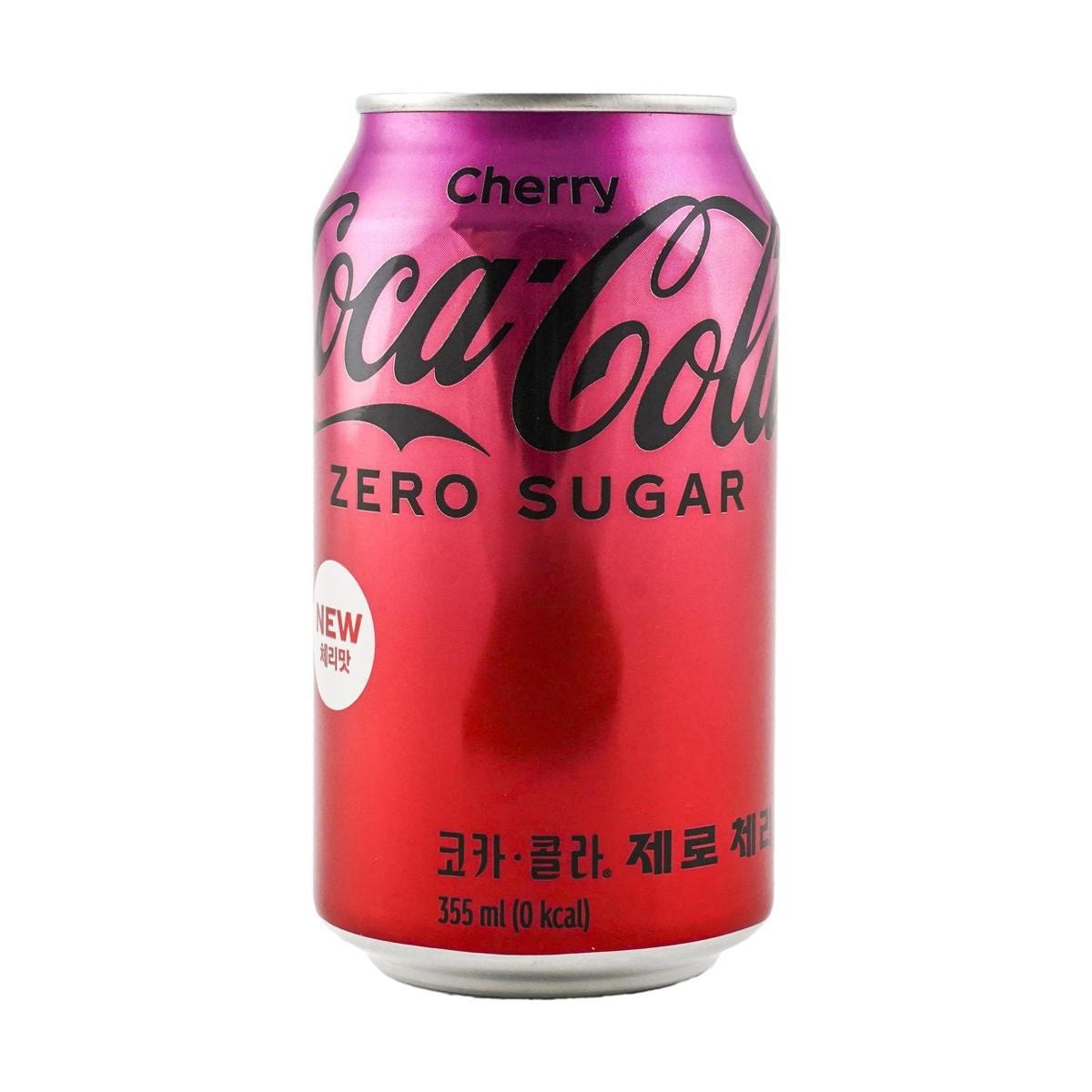 KOREA COCA COLA Cola Zero 0 Sugar 0 Calories Cherry Flavor 12 fl oz