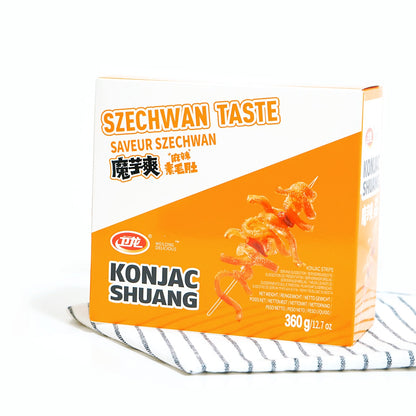 Spicy Sichuan Mala Vegetarian Tripe,Konjac Snacks, 12.7oz