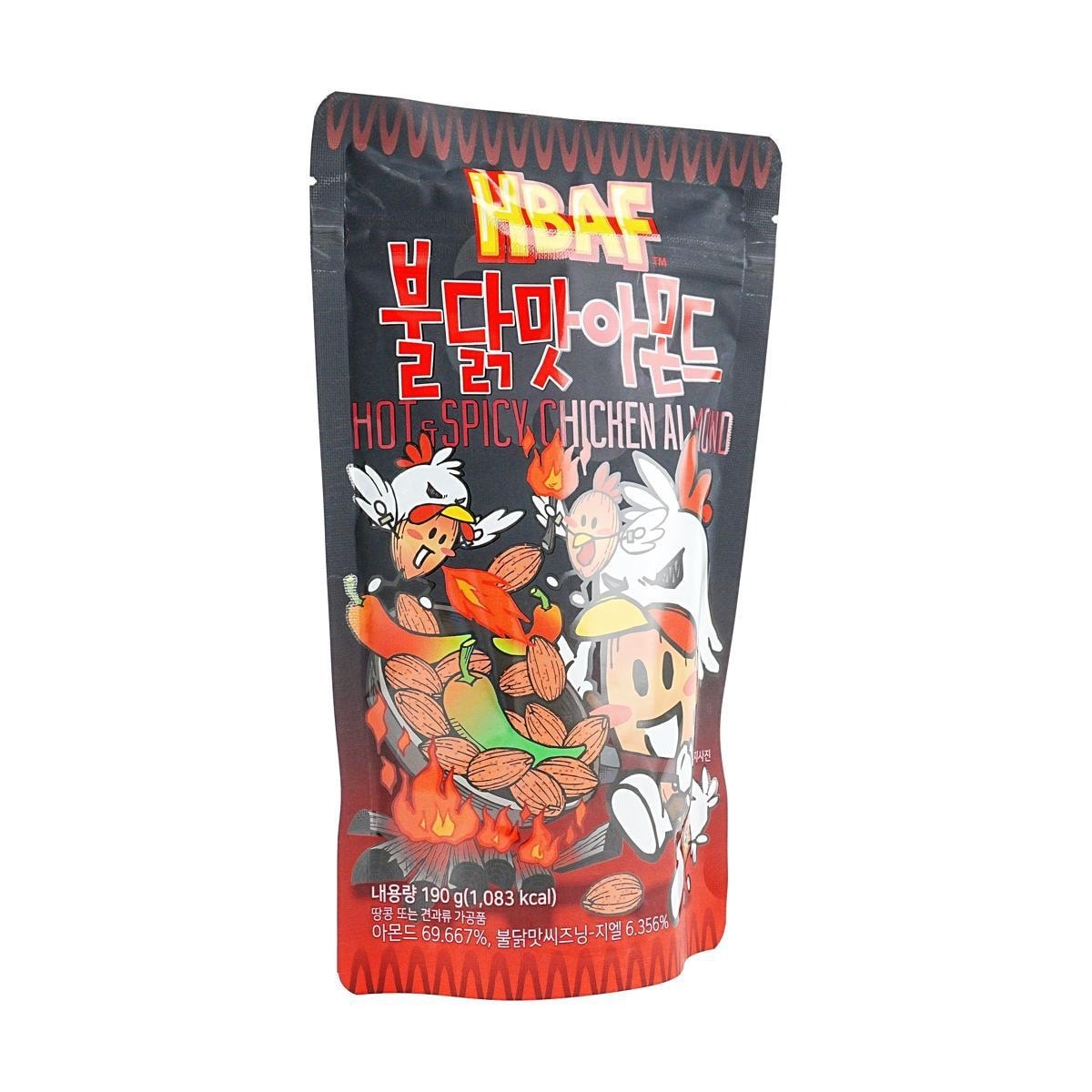 HBAF Hot & Spicy Buldak Flavor Almond,6.7 oz