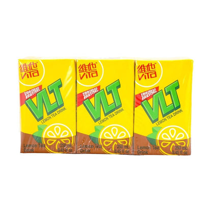 VITASOY Lemon Tea Drink 8.45 fl oz*6 Packs,Packaging May Vary