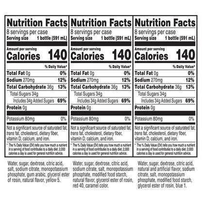 Gatorade Thirst Quencher, Variety Pack, 20 fl oz, 24-count