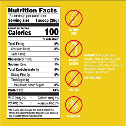 Seeq Clear Protein 22 G Powder Strawberry Lemonade