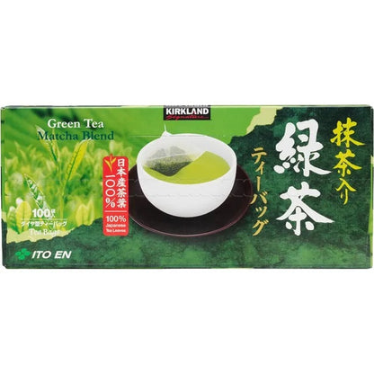 Kirkland Signature Green Tea, Sencha & Matcha Blend, 100 bags