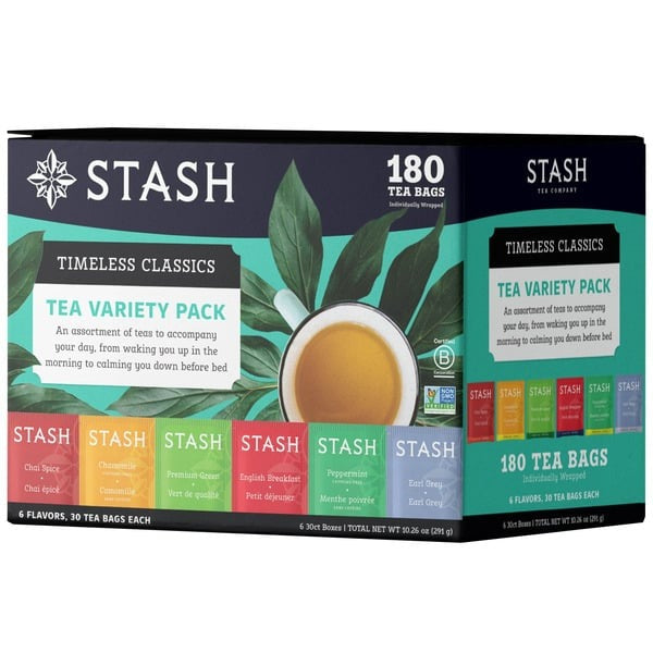Stash Tea, Variety Pack, 180-count
