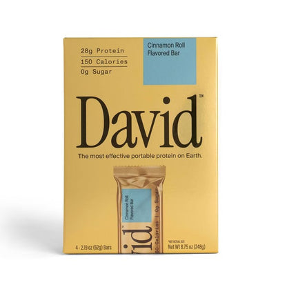 DAVID Cinnamon Roll Flavored Bars