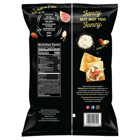 Stacy's Organic Simply Naked Pita Chips, 28 oz