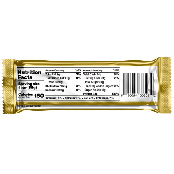 David Protein Bar, Fudge Brownie