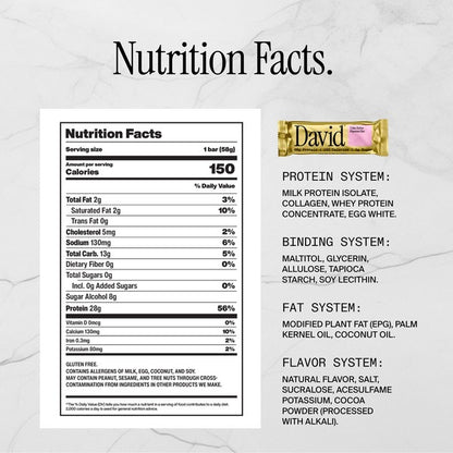 DAVID Cake Batter Flavored Bar