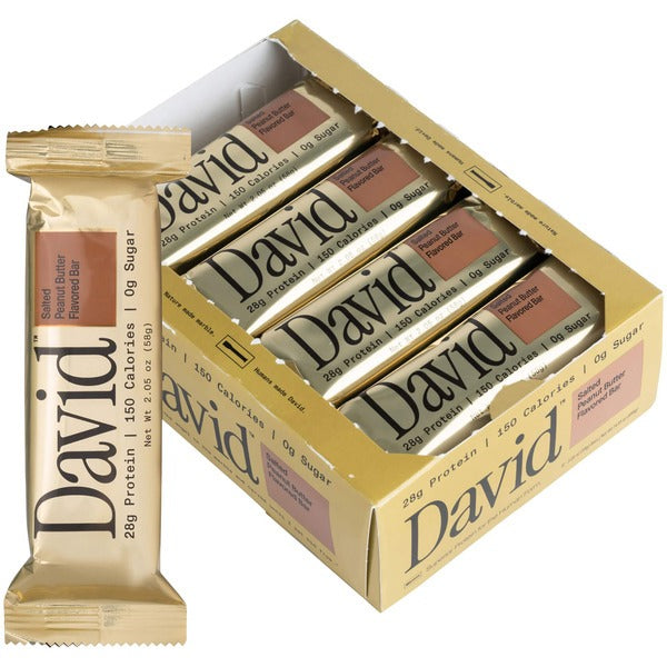 DAVID Salted Peanut Butter Flavored Bar