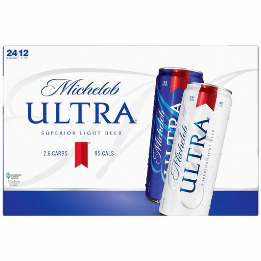 Michelob Ultra, 12 fl oz, 24-count