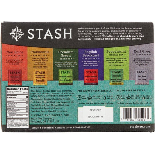 Stash Tea, Variety Pack, 180-count