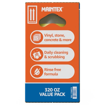 Maintex Professional Floor Cleaner, Rinse Free Neutral pH, Concentrated, 160 fl oz, 2 ct