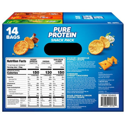 Pure Protein Snack Pack Variety, 14-pack