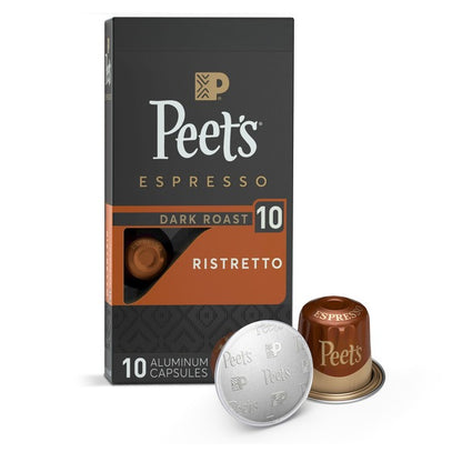 Peet's Coffee Espresso Capsules, Ristretto Intensity 10