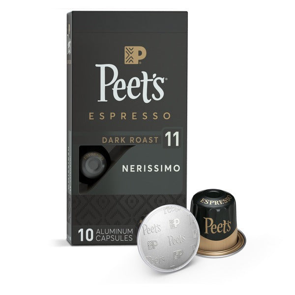 Peet's Coffee Espresso Capsules, Nerissimo Intensity 11