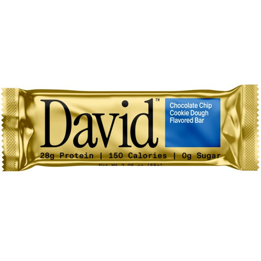 David Protein Bar, Chocolate Chip Cookie Dough