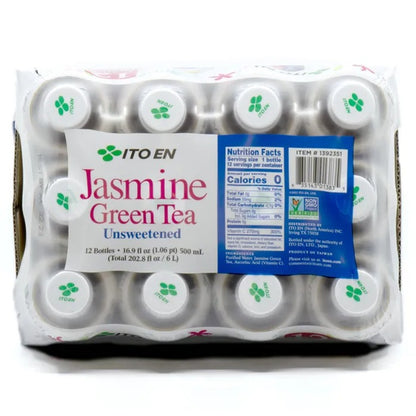 ITO EN Jasmine Green Tea, Unsweetened, 16.9 fl oz, 12 ct