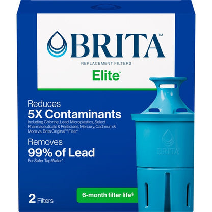 Brita Elite Water Filter, Advanced Carbon Core Technology, Made Without BPA