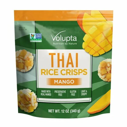 Volupta Mango Thai Rice Crisps, 12 oz