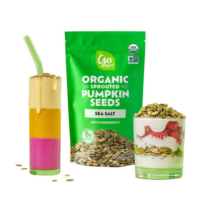 Go Raw Sprouted Organic Pumpkin Seeds with Sea Salt, 22 oz
