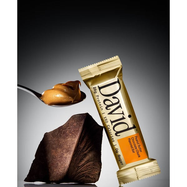 DAVID Peanut Butter Chocolate Crunch Flavored Bars