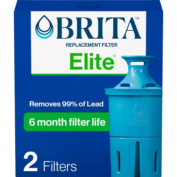 Brita Elite Water Filter, Advanced Carbon Core Technology, Made Without BPA