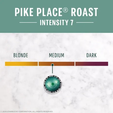 Starbucks by Nespresso Vertuo Pike Place Medium Roast Coffee