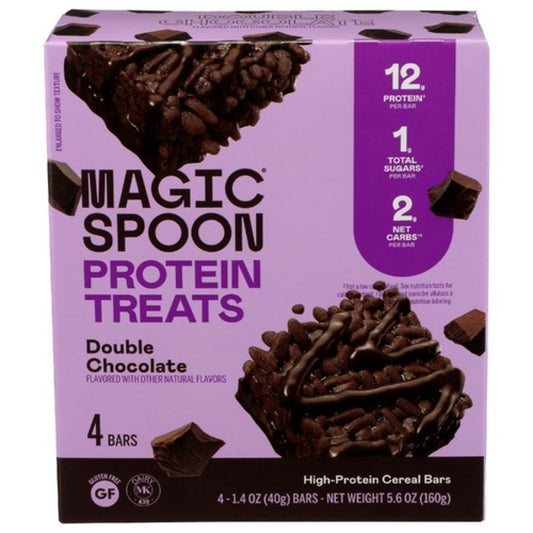 Magic Spoon Double Chocolate Cereal Bar Treats 4 Pack