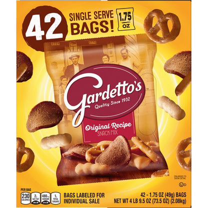 Gardetto's Snack Mix, Original Recipe, Single Serve Bags