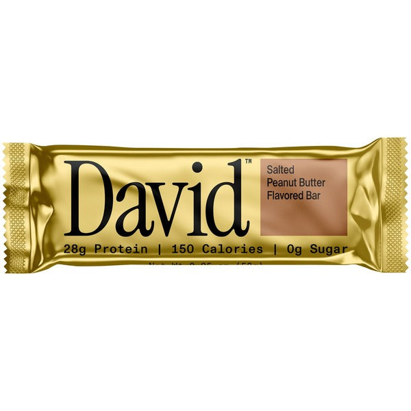 DAVID Salted Peanut Butter Flavored Bar