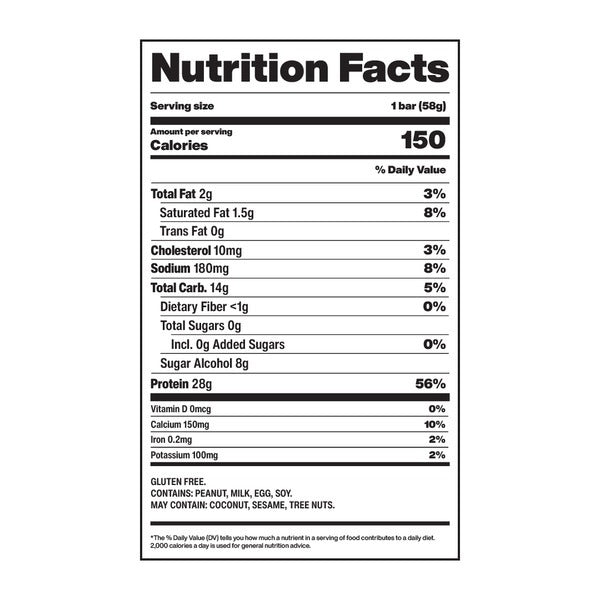David Protein Bar, Salted Peanut Butter