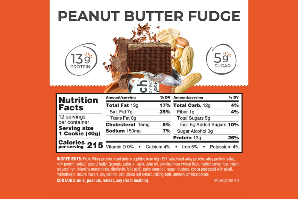 Peanut Butter Fudge Protein Bars